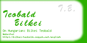 teobald bilkei business card